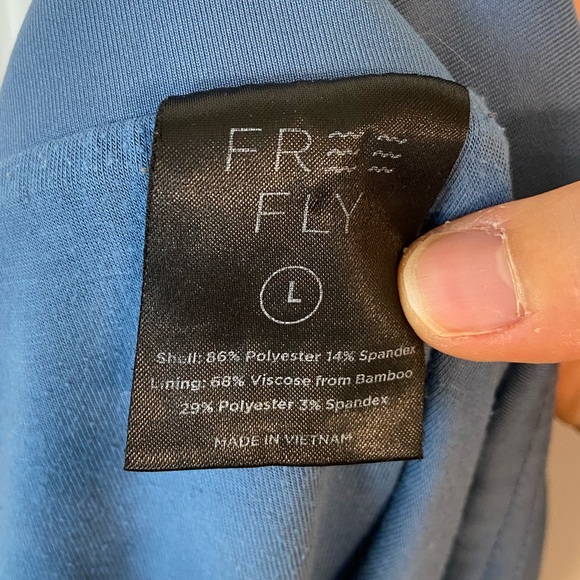 Free Fly Womens' Breeze Shorts Blue Sz Large - Picture 6 of 9